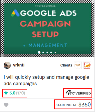 Fiverr seller